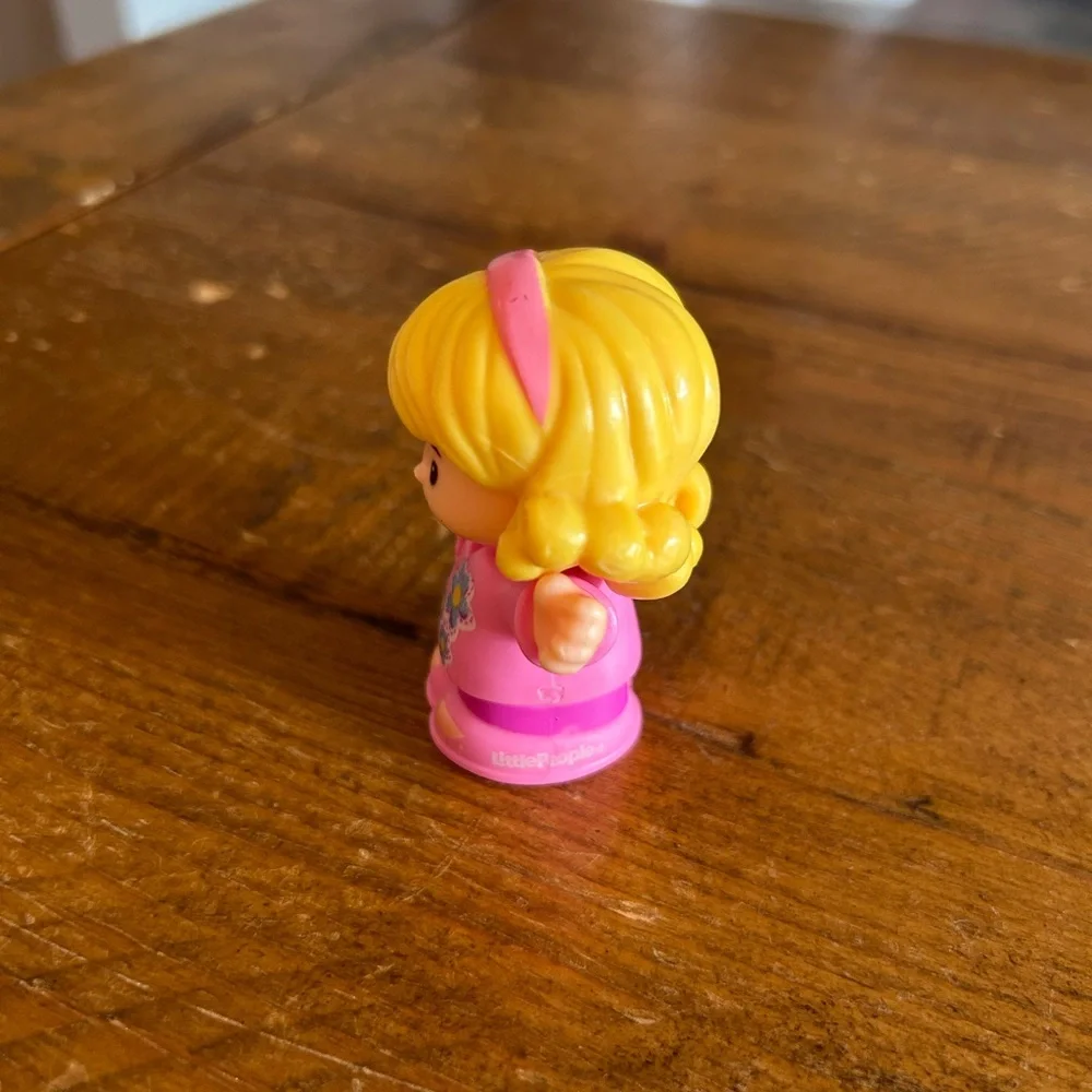 Fisher Price Little People blonde haired girl schoolgirl as is